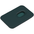 Mount Wallet Omni Potent Magnetic,Leather,MagSafe Compatible Dark Green 01 