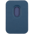 Mount Wallet Omni Potent Magnetic,Leather,MagSafe Compatible Navy Blue 01 
