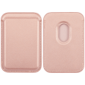 Mount Wallet Omni Potent Magnetic,Leather,MagSafe Compatible Rose Gold 01 