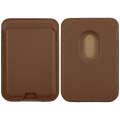 Mount Wallet Omni Ace Magnetic,Leather,MagSafe Compatible Coffee 01 