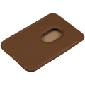 Mount Wallet Omni Ace Magnetic,Leather,MagSafe Compatible Coffee 01 