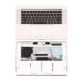 Top Case with Keyboard (ANSI US) For MacBook Pro 15" A1707 (2016-2017) (Used OEM Pull: Grade B/C) (Silver)