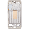 Mid-Frame Housing Compatible For Samsung Galaxy S23 5G (International Version) (Cream)