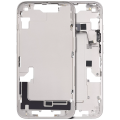 Mid-Frame Housing With Power And Volume Button Compatible For Iphone 14 (US Version) (Used OEM Pull: Grade C) (Starlight)