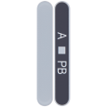 5G Glass Edge Strip Compatible For iPhone 15 / 15 Plus (Blue)
