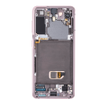 OLED Assembly With Frame Compatible For Samsung Galaxy S21 Plus 5G (Blemish: Grade B) (Phantom Violet / Pink / Gold)
