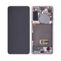 OLED Assembly With Frame Compatible For Samsung Galaxy S21 Plus 5G (Blemish: Grade B) (Phantom Violet / Pink / Gold)