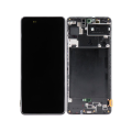 OLED Assembly With Frame Compatible For Samsung Galaxy A71 5G (A716V / 2020) (Verizon 5G UW Frame Only) (Service Pack) (Prism Cube Black)