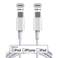 USB-C to C Cable For iPhone / iPad (1 m / 3 ft) (OEM Grade A) (Bulk Packaging) (10 Pack)