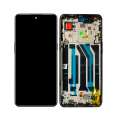 OLED Assembly With Frame Compatible For OnePlus 10T 5G (Genuine OEM) (Moonstone Black)
