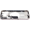 Mid-Frame Housing With Power And Volume Button Compatible For iPhone 15 Pro Max (International Version) (Used OEM Pull: Grade A) (Natural Titanium)