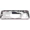 Mid-Frame Housing With Power And Volume Button Compatible For iPhone 15 Pro Max (International Version) (Used OEM Pull: Grade A) (Natural Titanium)