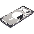 Mid-Frame Housing With Power And Volume Button Compatible For iPhone 15 Pro Max (International Version) (Used OEM Pull: Grade A) (Black Titanium)