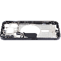 Mid-Frame Housing With Power And Volume Button Compatible For iPhone 15 Pro Max (International Version) (Used OEM Pull: Grade A) (Black Titanium)