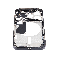 Mid-Frame Housing With Power And Volume Button Compatible For iPhone 15 Pro (International Version) (Used OEM Pull: Grade A) (Black Titanium)