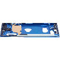 Mid-Frame Housing Compatible For Samsung Galaxy Note 10 Plus (Aura Blue)