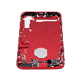 Back Housing W/ Small Components Pre-Installed Compatible For iPhone 7 Plus (Used OEM Pull: Grade A) (Red)