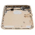 Back Housing W/ Small Components Pre-Installed Compatible For iPhone 7 (Used OEM Pull: Grade A) (Gold)