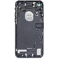 Back Housing W/ Small Components Pre-Installed Compatible For iPhone 7 (Used OEM Pull: Grade A) (Matte Black)
