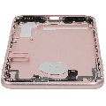 Back Housing W/ Small Components Pre-Installed Compatible For iPhone 7 Plus (Used OEM Pull: Grade A) (Rose Gold)
