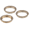 Back Camera Bezel Ring Only Compatible For iPhone 12 Pro (Gold) (3 Piece Set)