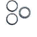 Back Camera Bezel Ring Only Compatible For iPhone 12 Pro (Pacific Blue) (3 Piece Set)