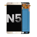 OLED Assembly Without Frame Compatible For Samsung Galaxy Note 5 (Used OEM Pull: Grade A/B) (Gold Platinum)