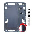 Mid-Frame Housing With Power And Volume Button Compatible For iPhone 14 (US Version) (Used OEM Pull: Grade C) (Midnight)