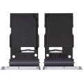 Single Sim Card Tray Compatible For Samsung Galaxy S24 5G / S24 Plus 5G (Marble Gray)