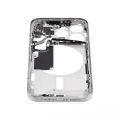 Mid-Frame Housing With Power And Volume Button Compatible For iPhone 15 Pro (International Version) (Aftermarket Plus) (White Titanium)