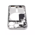 Mid-Frame Housing With Power And Volume Button Compatible For iPhone 15 Pro (International Version) (Aftermarket Plus) (White Titanium)