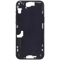 Mid-Frame Housing With Power And Volume Button Compatible For iPhone 15 Plus (International Version) (Aftermarket Plus) (Black)
