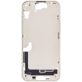 Mid-Frame Housing With Power And Volume Button Compatible For iPhone 15 Plus (International Version) (Aftermarket Plus) (Yellow)