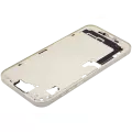 Mid-Frame Housing With Power And Volume Button Compatible For iPhone 15 Plus (International Version) (Aftermarket Plus) (Yellow)