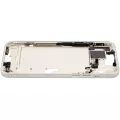 Mid-Frame Housing With Power And Volume Button Compatible For iPhone 15 Plus (International Version) (Aftermarket Plus) (Yellow)