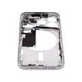 Mid-Frame Housing With Power And Volume Button Compatible For iPhone 15 Pro (International Version) (Aftermarket Plus) (Natural Titanium)