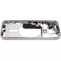 Mid-Frame Housing With Power And Volume Button Compatible For iPhone 15 Pro (International Version) (Aftermarket Plus) (Natural Titanium)