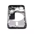 Mid-Frame Housing With Power And Volume Button Compatible For iPhone 15 Pro (US Version) (Aftermarket Plus) (Black Titanium)