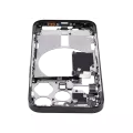 Mid-Frame Housing With Power And Volume Button Compatible For iPhone 15 Pro (US Version) (Aftermarket Plus) (Black Titanium)