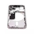 Mid-Frame Housing With Power And Volume Button Compatible For iPhone 15 Pro (US Version) (Aftermarket Plus) (Natural Titanium)