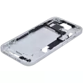 Mid-Frame Housing With Power And Volume Button Compatible For iPhone 15 (US Version) (Aftermarket Plus) (Blue)