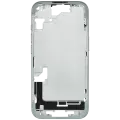 Mid-Frame Housing With Power And Volume Button Compatible For iPhone 15 (International Version) (Used OEM Pull: Grade A) (Green)