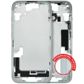 Mid-Frame Housing With Power And Volume Button Compatible For iPhone 15 (International Version) (Used OEM Pull: Grade A) (Green)