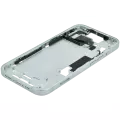 Mid-Frame Housing With Power And Volume Button Compatible For iPhone 15 (International Version) (Used OEM Pull: Grade A) (Green)