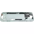 Mid-Frame Housing With Power And Volume Button Compatible For iPhone 15 (International Version) (Used OEM Pull: Grade A) (Green)