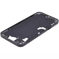 Mid-Frame Housing With Power And Volume Button Compatible For iPhone 15 Plus (International Version) (Used OEM Pull: Grade A) (Black)