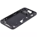 Mid-Frame Housing With Power And Volume Button Compatible For iPhone 15 Plus (International Version) (Used OEM Pull: Grade A) (Black)