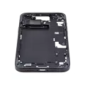Mid-Frame Housing With Power And Volume Button Compatible For iPhone 15 Plus (International Version) (Used OEM Pull: Grade A) (Black)