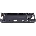 Mid-Frame Housing With Power And Volume Button Compatible For iPhone 15 Plus (International Version) (Used OEM Pull: Grade A) (Black)