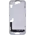 Mid-Frame Housing With Power And Volume Button Compatible For iPhone 15 Plus (International Version) (Used OEM Pull: Grade A) (Blue)